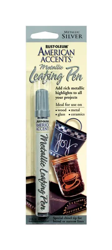 Craft Metallic Silver Leafing Paint Pen - 1/3 Oz. Oil Based