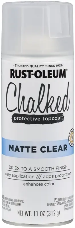 Rust-Oleum Chalked Matte Clear Spray Paint 12 Oz