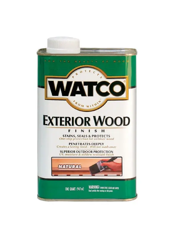 Natural Oil-based Wood Finish 1 Quart - Transparent, Uv Protection, Outdoor Use