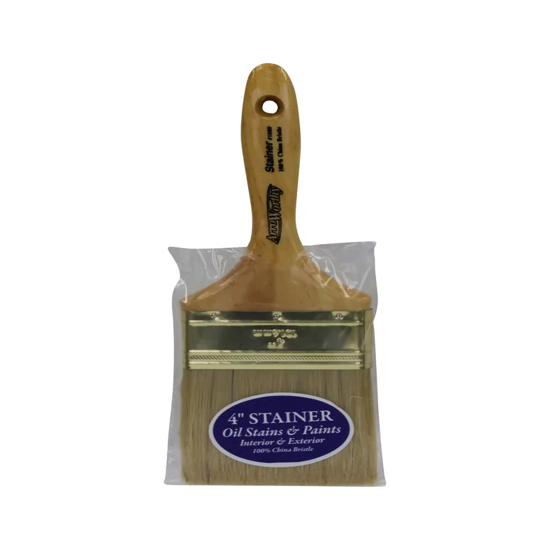4 In. Chiseled Stain Brush Model 1080 For Oil Paints And Stains
