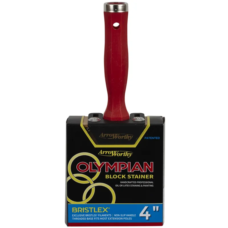 Olympian 4 Inch Flat Stain Brush - Model 1095 4