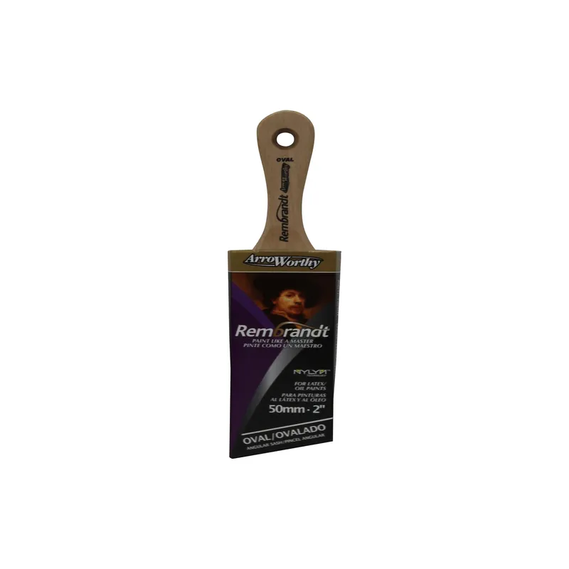 Rembrandt 2 In. Semi-oval Angle Paint Brush - Model 6488 2