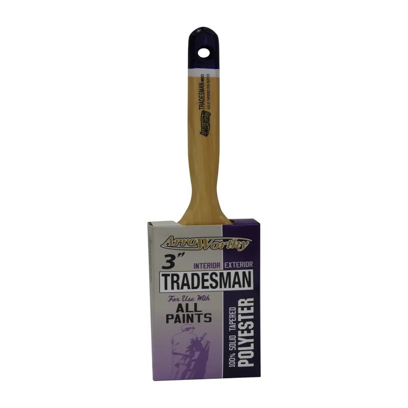 Tradesman 3 In. Flat Polyester Blend Paint Brush - Model 6032 3