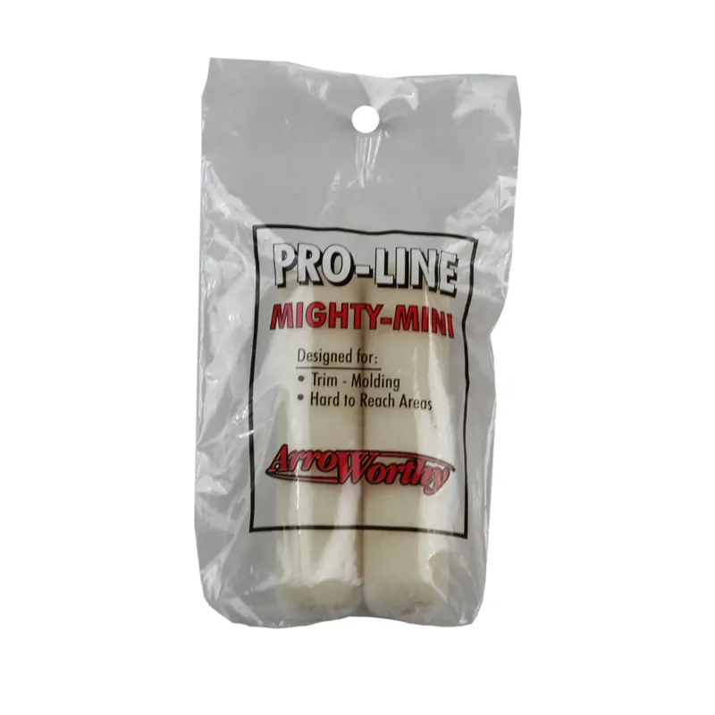 ArroWorthy Pro-Line Mohair Blend 4 In. W X 3/16 In. Mini Paint Roller Cover 2 Pk