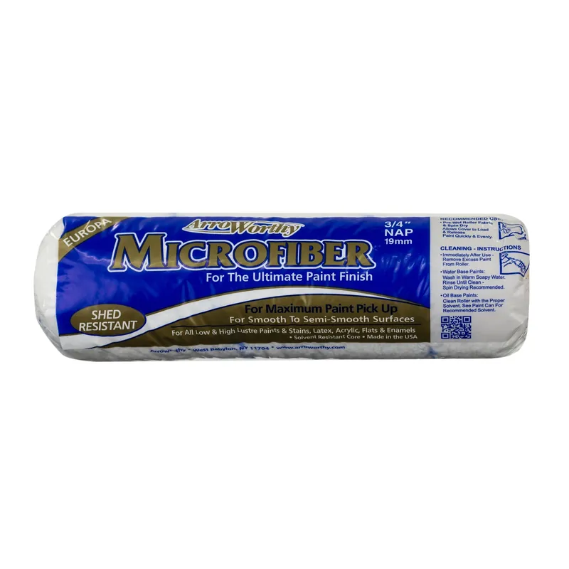 ArroWorthy Microfiber 9 In. W X 3/4 In. Paint Roller Cover 1 Pk