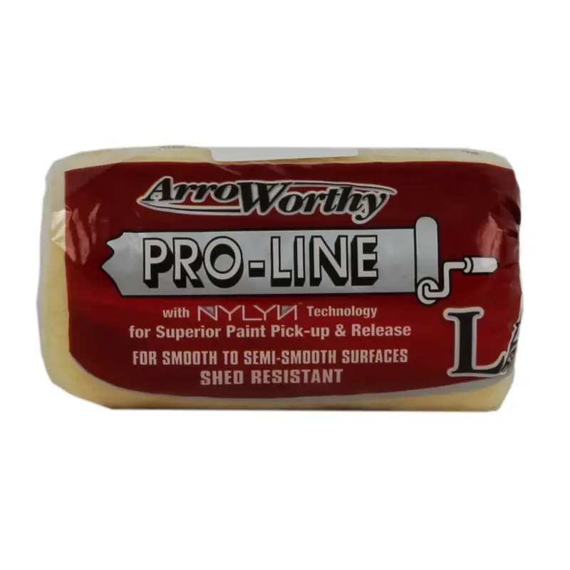 ArroWorthy Pro-Line Polyester 4 In. W X 3/8 In. Paint Roller Cover 1 Pk