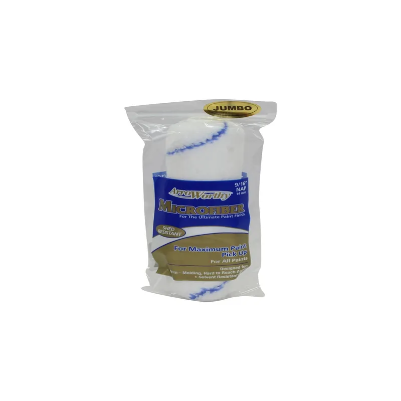 ArroWorthy Microfiber 6.5 In. W X 9/16 In. Jumbo Mini Paint Roller Cover 1 Pk