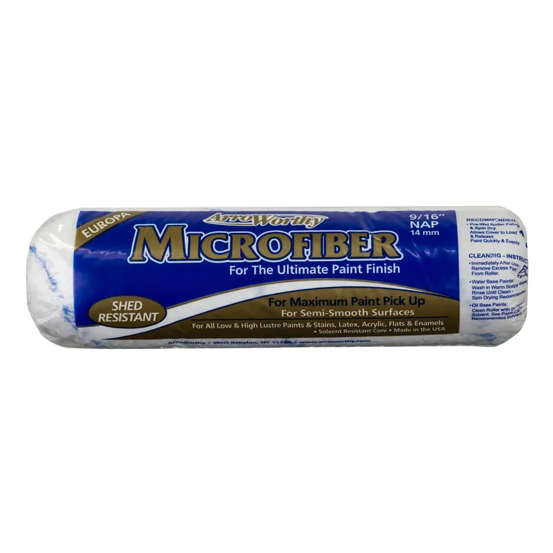 ArroWorthy Microfiber 9 In. W X 9/16 In. Paint Roller Cover 1 Pk