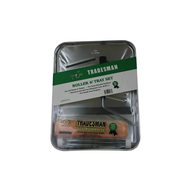 Tradesman Metal 9 In. W X 9 In. L Disposable Paint Tray Kit - 3 Piece