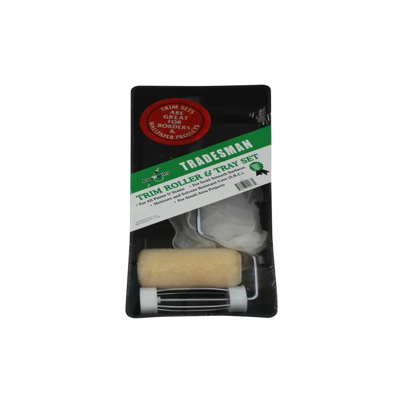ArroWorthy Tradesman Plastic 4 In. W X 9 In. L Disposable Trim Roller And Tray Set
