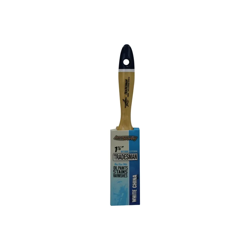Tradesman 1-1/2 In. Flat White China Bristle Paint Brush