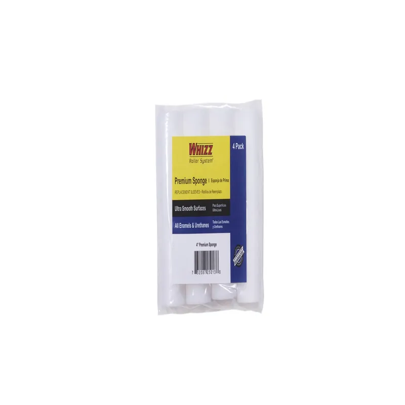 Whizz Sponge 4 In. W X 1/2 In. Mini Paint Roller Cover 4 Pk