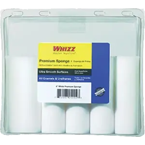 Whizz Sponge 4 In. W X 1/2 In. Mini Paint Roller Cover 10 Pk