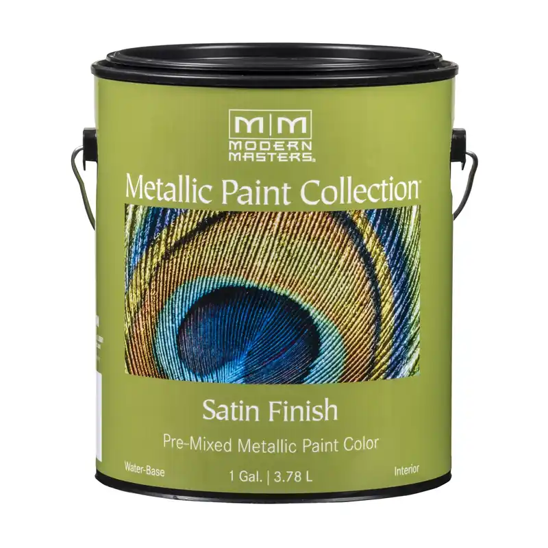 Shimmer Satin Pharaoh‘s Gold Water-based Metallic Paint 1 Gallon