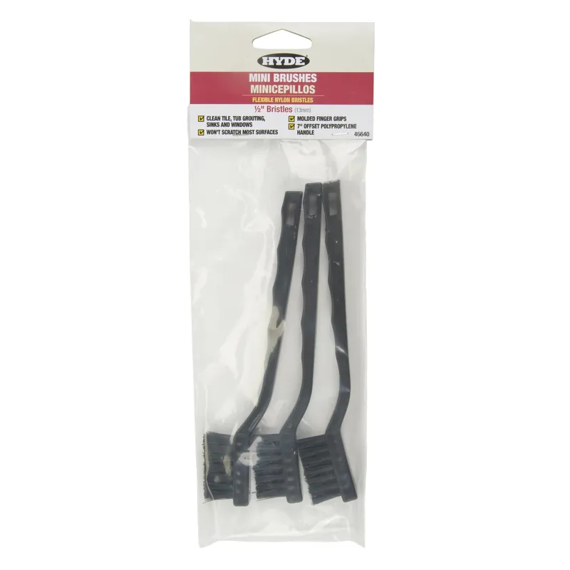 Hyde 10 In. L Nylon Mini Bristle Brush