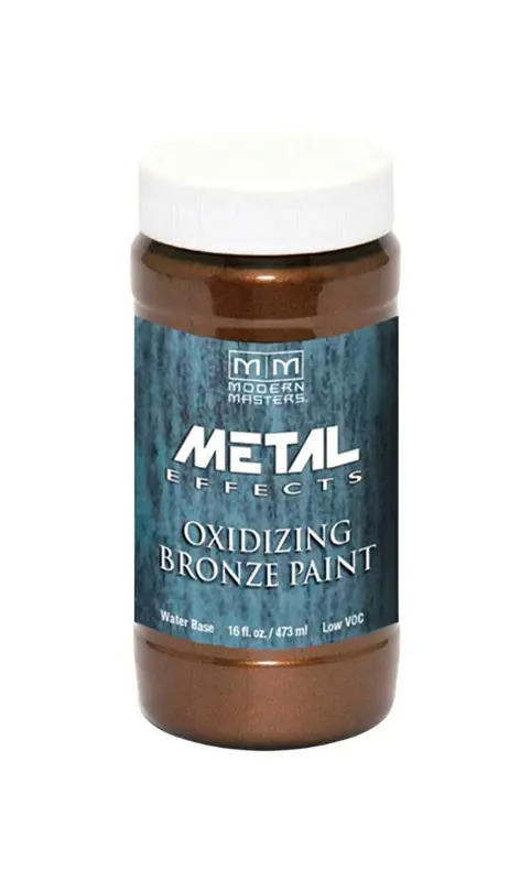 Metal Effects Bronze Water-based Oxidizing Paint 16 Oz For Indoor/outdoor Use