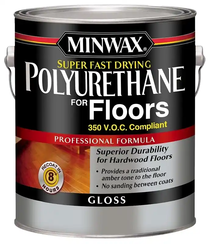 Gloss Fast-Drying Low-VOC Polyurethane Floor Finish, 1-Gallon