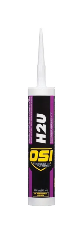 H2U Window, Door, Siding& Trim Sealant, White, 10-oz.