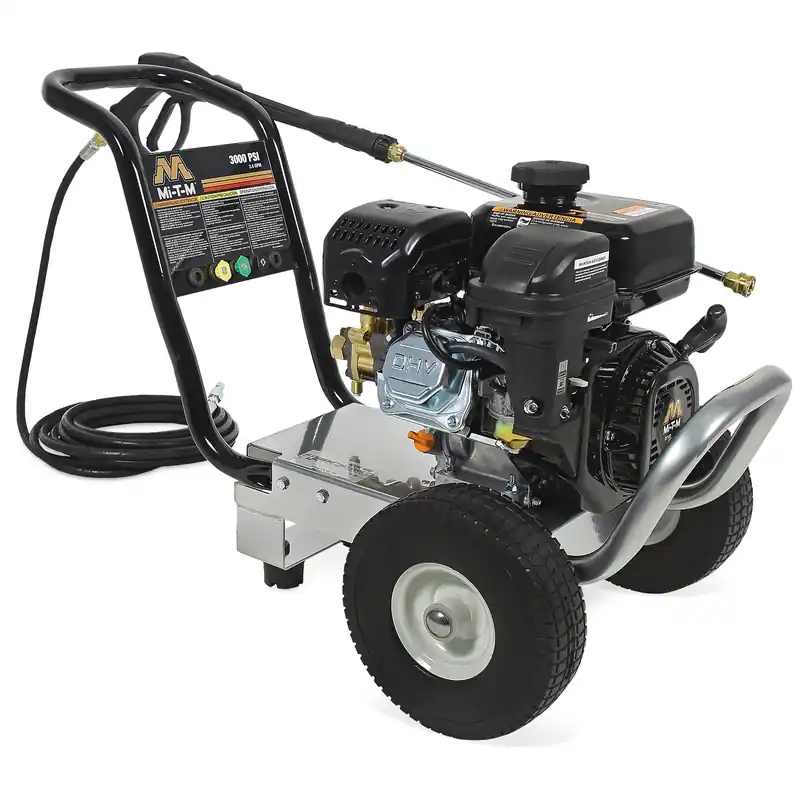 Pressure Washer, 212cc Horizontal Gas Engine, 3000-PSI, 2.3 GPM