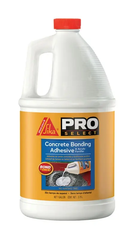 SikaLatex R Concrete Bonding Adhesive And Acrylic Fortifier, 1-Gallon