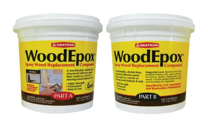 WoodEpox Epoxy, Wood Filler, 2-Gallons