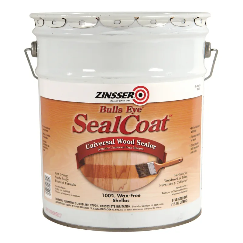 Bulls Eye Sealcoat Clear Sanding Sealer 5 Gallon - Model 850