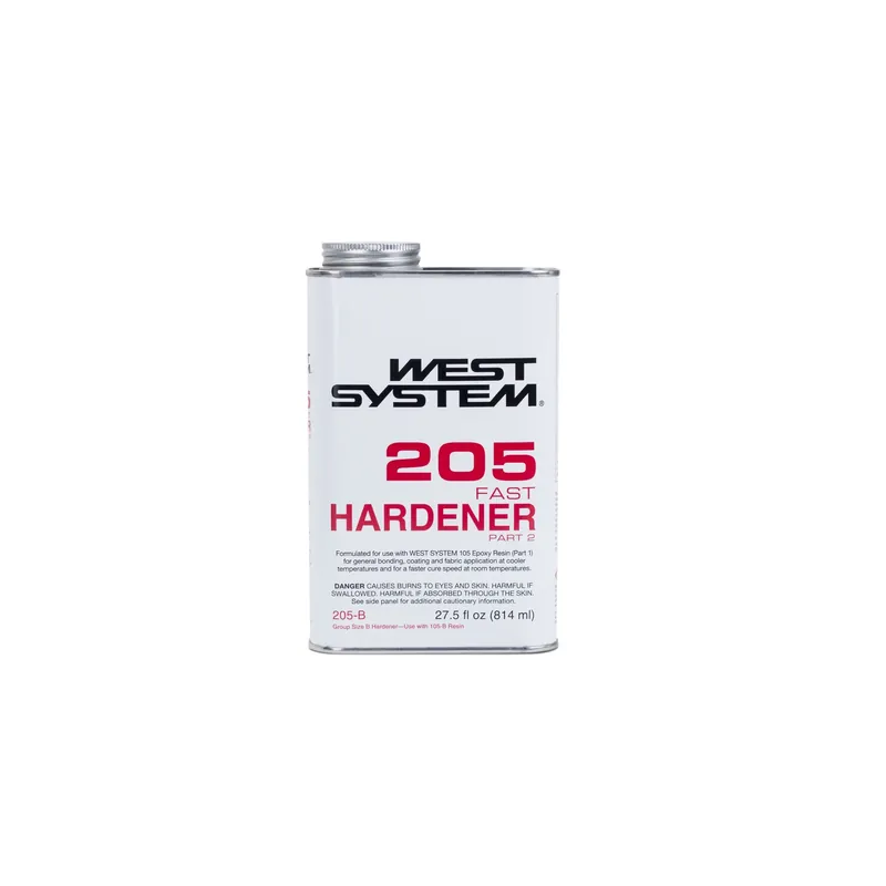 205 Hardener Extra Strength Epoxy Fast Hardener Curing Agent 27.5 Oz