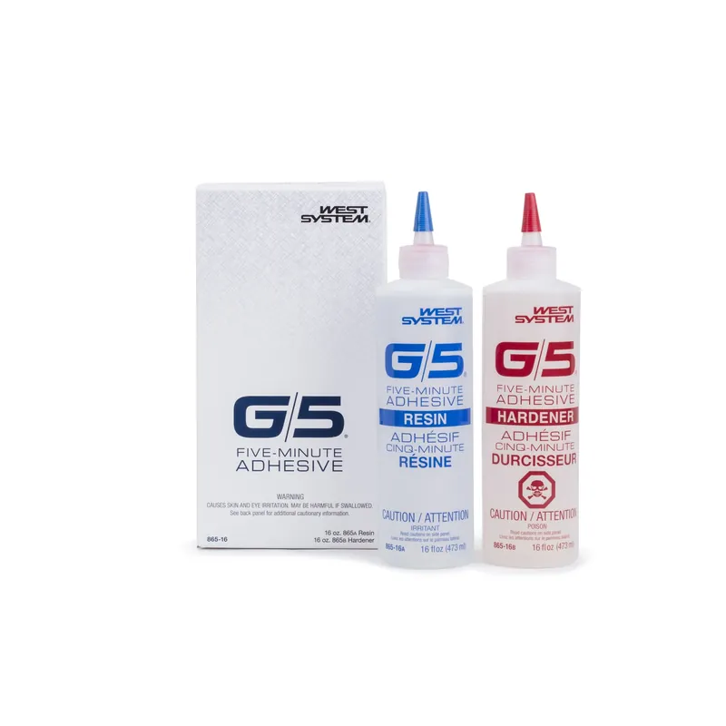 West System G/5 High Strength Glue Clear Adhesive Kit 2 Pk