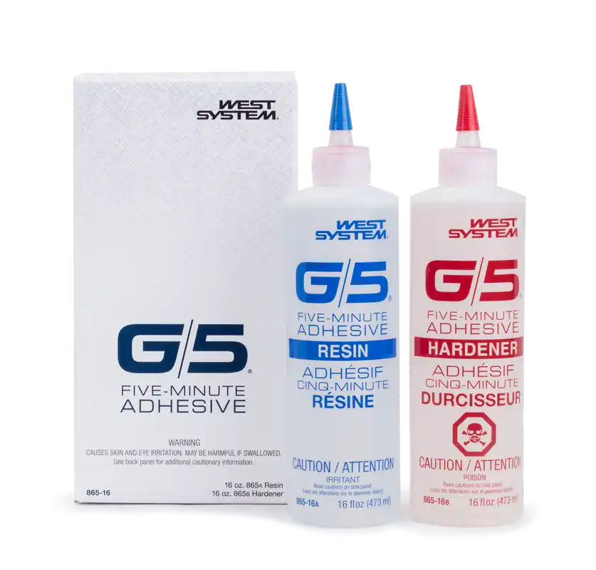 West System G/5 High Strength Glue Clear Adhesive Kit 2 Pk