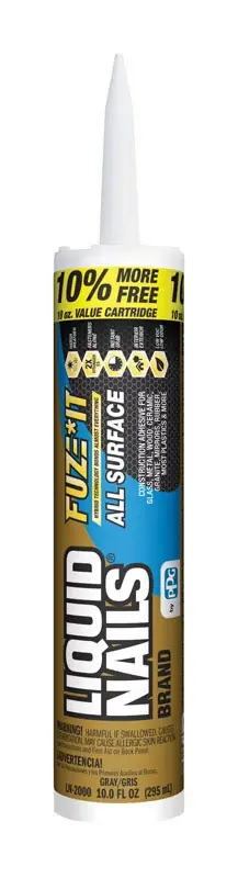 Fuze-It All-Surface Construction Adhesive, 9 Oz.