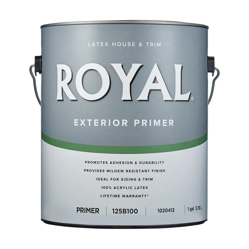 Royal Primer Flat Acrylic Latex Paint 1 Gallon For Exterior Surfaces
