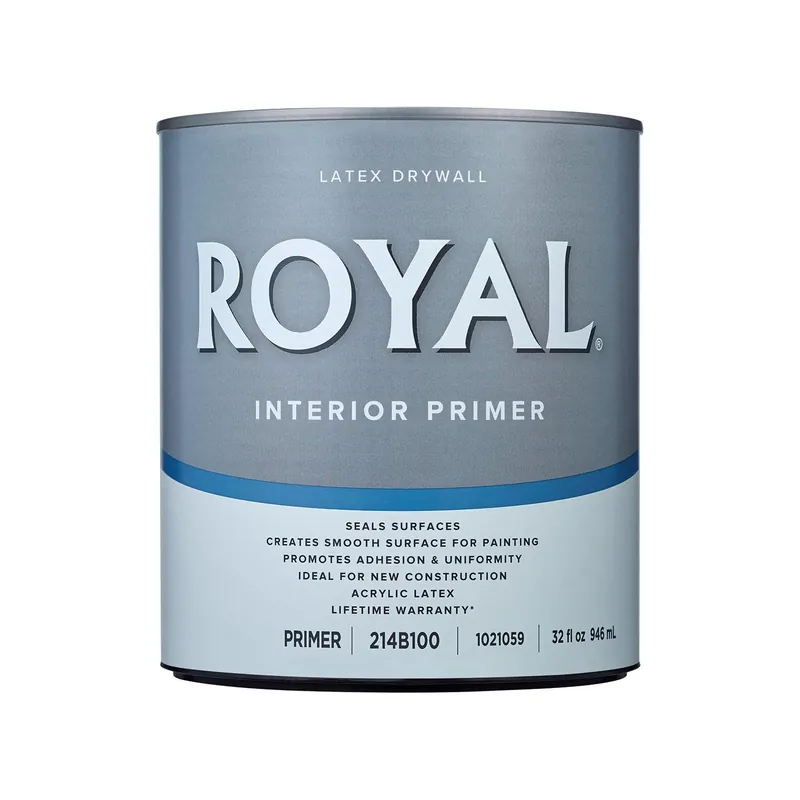 Royal White Acrylic Latex Drywall Primer 1 Quart For Uniform Finish