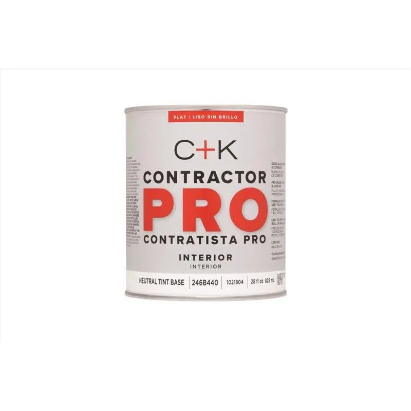 C+K Contractor Pro Neutral Flat Interior Paint – 1 Qt