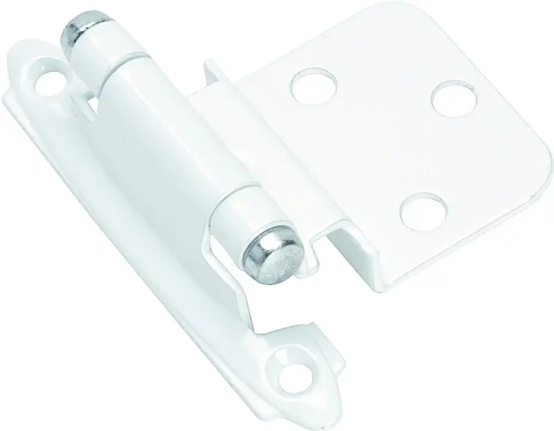 Amerock 6980833 0.37 In. Self-Closing Cabinet Hinge White