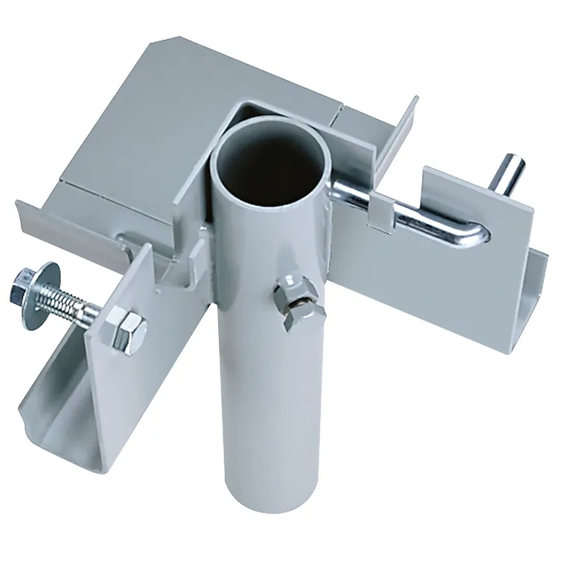 Gray Steel Inside Corner Bracket A-50031 For Docking Equipment