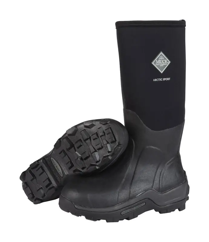 Arctic Sport High Boots, Black, Unisex Size 12 Men/13 Women
