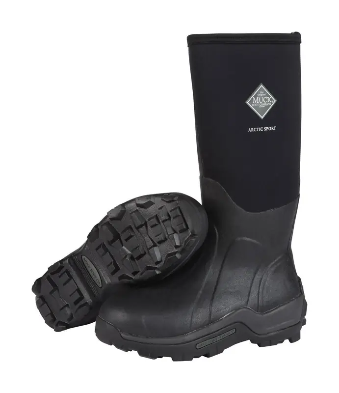 Arctic Sport High Boots, Black, Unisex Size 9 Men/10 Women