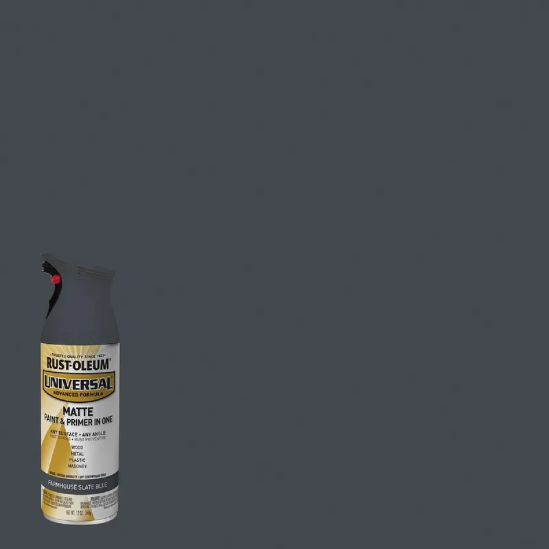 Universal 12 Oz. Matte Farmhouse Slate Blue Enamel Spray Paint