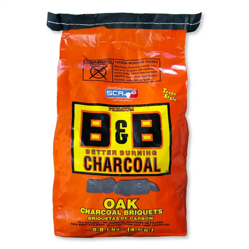 All Natural Oak Hardwood Charcoal Briquettes 8.8 Lb Bag