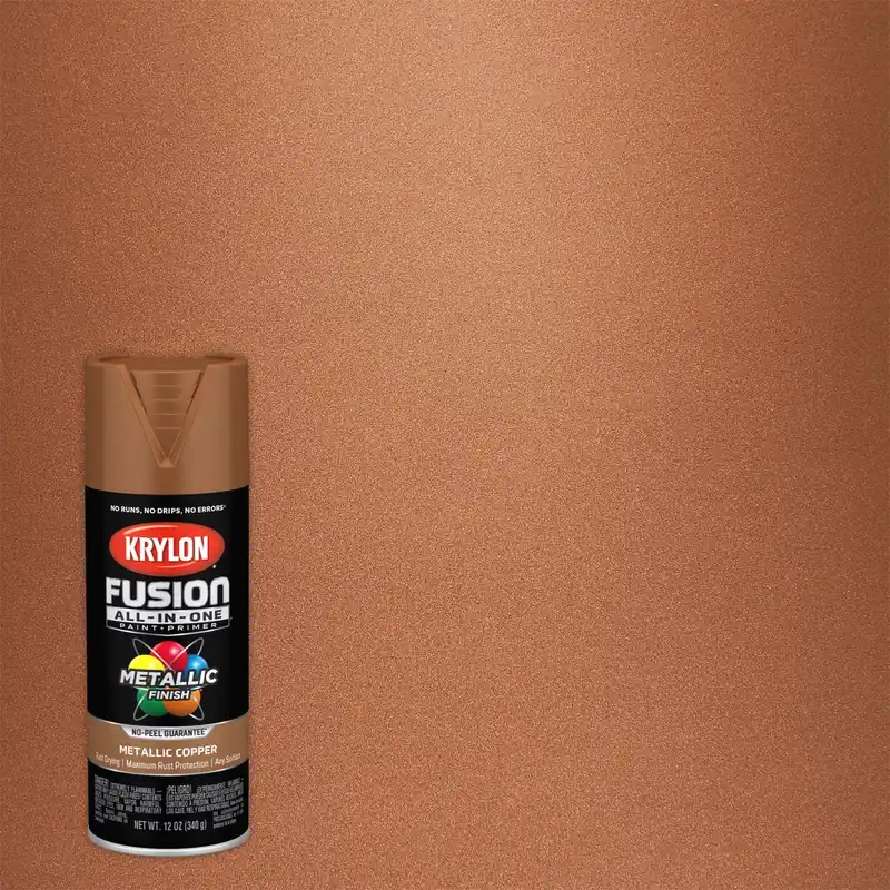 Fusion All-In-One Spray Paint + Primer, Metallic Copper, 12-oz.