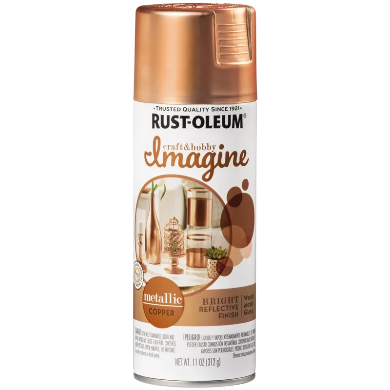 Rust-Oleum Imagine Metallic Copper Spray Paint 11 Oz