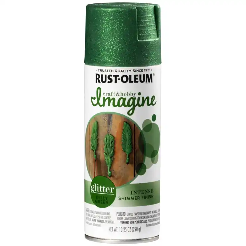 Rust-Oleum Imagine Glitter Kelly Green Spray Paint 10.25 Oz
