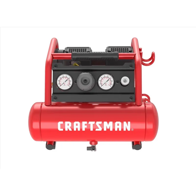 Craftsman 1 Gallon Horizontal Portable Air Compressor 125 Psi 0.5 Horsepower