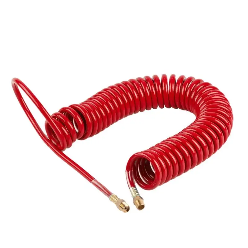 Craftsman 25 Ft Polyurethane Recoil Air Hose 1/4 In Diameter 160 Psi Red