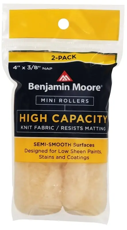 Benjamin Moore Wool 4 In. W X 3/8 In. Mini Roller 2 Pk