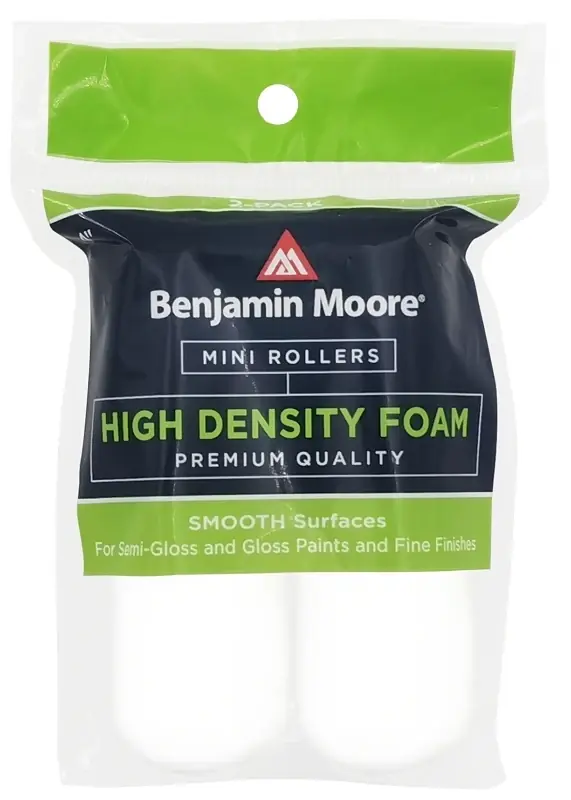 Benjamin Moore Foam 4 In. W Mini Roller 2 Pk