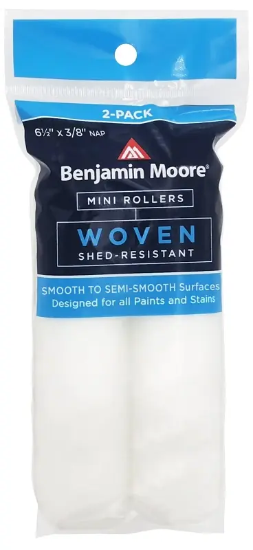 Benjamin Moore Woven 6-1/2 In. W X 3/8 In. Mini Roller 2 Pk
