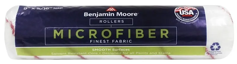 Benjamin Moore Microfiber 9 In. W X 5/16 In. Regular Roller 1 Pk