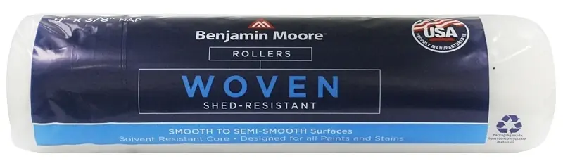Benjamin Moore Woven 9 In. W X 3/8 In. Regular Roller 1 Pk