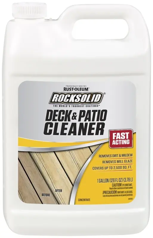RockSolid Deck & Patio Cleaner & Brightener, Gallon Concentrate